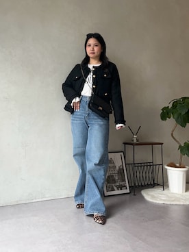 「prose verse（プロズヴェール）のアイテム」を使った、みーやんさん（レディース・155cm）の秋コーディネート