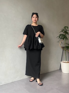 「prose verse（プロズヴェール）のアイテム」を使った、みーやんさん（レディース・155cm）の春コーディネート