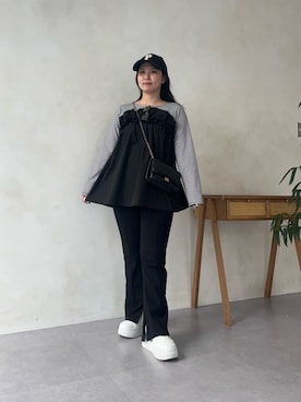 「prose verse（プロズヴェール）のアイテム」を使った、みーやんさん（レディース・155cm）の秋コーディネート