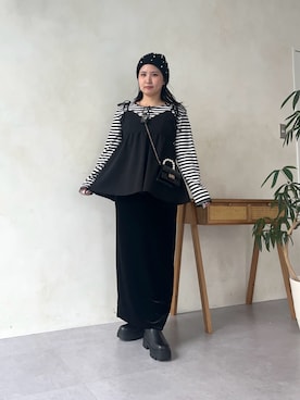 「prose verse（プロズヴェール）のアイテム」を使った、みーやんさん（レディース・155cm）の秋コーディネート