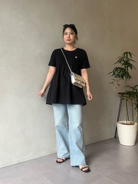 「prose verse（プロズヴェール）のアイテム」を使った、みーやんさん（レディース・155cm）の春コーディネート