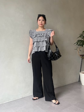 「prose verse（プロズヴェール）のアイテム」を使った、みーやんさん（レディース・155cm）の春コーディネート