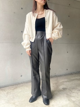 「fifth（フィフス）のアイテム（キャミソール）」を使った、みーやんさん（レディース・155cm）の秋コーディネート