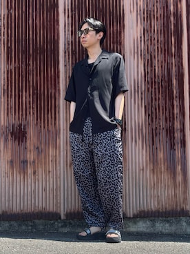 「TELIC（テリック）のアイテム」を使った、S.さん（メンズ・178cm）の夏コーディネート