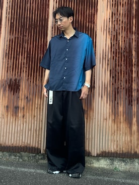 「SINSS（シンス）のアイテム」を使った、S.さん（メンズ・178cm）の春コーディネート