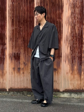「remer（リメール）のアイテム」を使った、S.さん（メンズ・178cm）の夏コーディネート