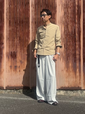 「アイテム（ブレスレット）」を使った、S.さん（メンズ・178cm・40代）の秋コーディネート