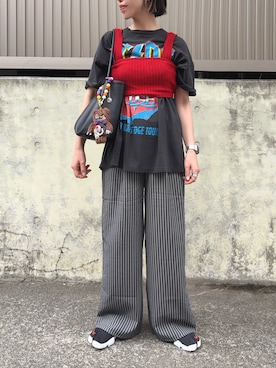 「reca（レカ）のアイテム」を使った、minami さん（レディース・158cm）の夏コーディネート