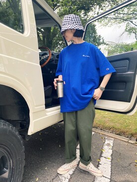 「CONVERSE（コンバース）のCONVERSE コンバース オール スター ジャパン オックス / ALL STAR J OX (NATURAL WHITE) 32167710（スニーカー）」を使った、minami さん（レディース・158cm）の春コーディネート
