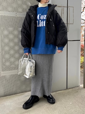 「ABUR（アブール）のアイテム」を使った、minami さん（レディース・158cm）の秋コーディネート