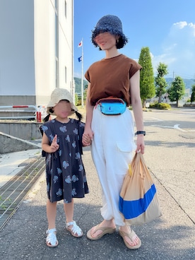 「KIJIMA TAKAYUKI」｜「アイテム（ワンピース/ドレス）」を使った、minami さん（レディース・158cm）の夏コーディネート