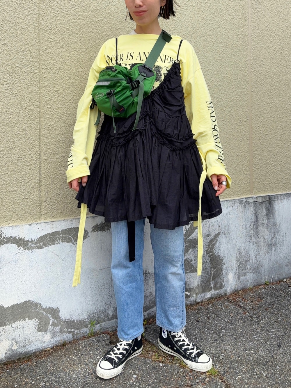crinkle crinkle crinkle】frill gather volume camisole/フリル