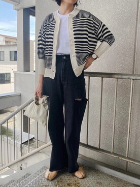 「Anss.me（アンスミー）のアイテム」を使った、minami さん（レディース・158cm）の春コーディネート