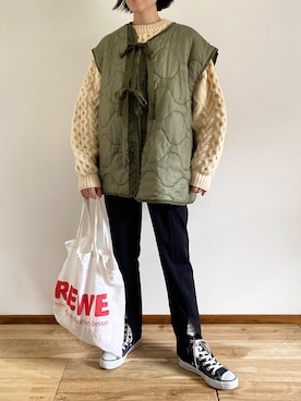 「M65」｜minami さん（レディース・158cm）の秋コーディネート