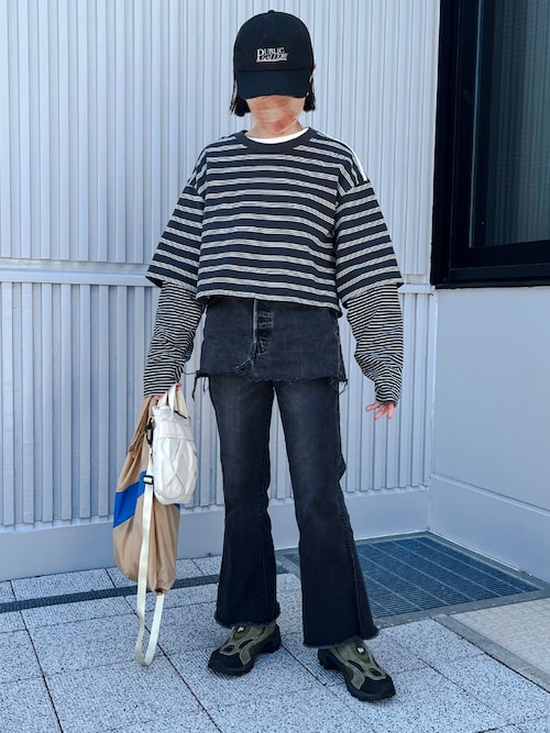 トップス JANE SMITH ORIGINAL BORDER LAYARD L/S T JANESMITH ジェーンスミス / ORIGINAL BORDER LAYARD L/S T