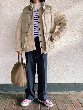 minami さん（レディース・158cm）の冬コーディネート