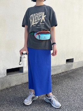 「Cotopaxi（コトパクシ）のアイテム」を使った、minami さん（レディース・158cm）の夏コーディネート