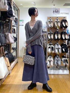 「GLOBAL WORK（グローバルワーク）のアイテム」を使った、るんるんさん（レディース・168cm）の秋コーディネート