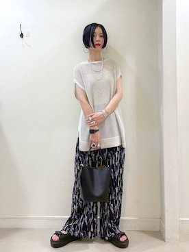 「アイテム（キャミソール）」を使った、るんるんさん（レディース・168cm・30代）の夏コーディネート