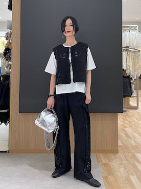 「GLOBAL WORK（グローバルワーク）のアイテム（財布/小物）」を使った、るんるんさん（レディース・168cm）の春コーディネート