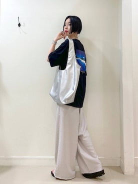 「アイテム（腕時計）」を使った、るんるんさん（レディース・168cm）の夏コーディネート