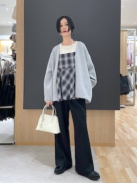 「GLOBAL WORK（グローバルワーク）のアイテム（ブルゾン）」を使った、るんるんさん（レディース・168cm）の春コーディネート