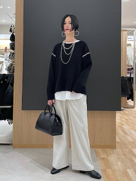 「シンプルコーデ」｜るんるんさん（レディース・168cm・30代）の冬コーディネート