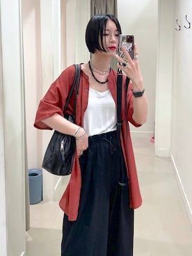 「アイテム（腕時計）」を使った、るんるんさん（レディース・168cm・30代）の夏コーディネート
