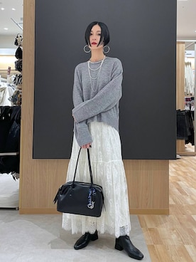 「シンプルコーデ」｜るんるんさん（レディース・168cm・30代）の冬コーディネート