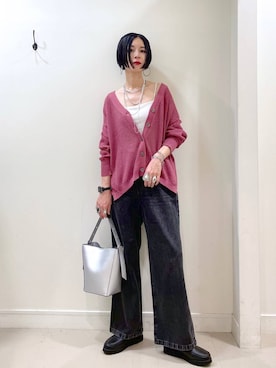 「アイテム（ブレスレット）」を使った、るんるんさん（レディース・168cm・30代）の夏コーディネート