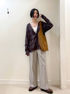 「アイテム（バッグ）」を使った、るんるんさん（レディース・168cm・30代）の夏コーディネート