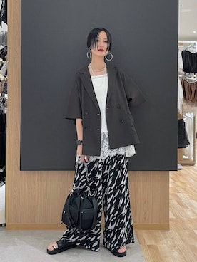 「GLOBAL WORK（グローバルワーク）のアイテム（アクセサリー）」を使った、るんるんさん（レディース・168cm）の夏コーディネート