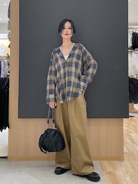 「GLOBAL WORK（グローバルワーク）のアイテム（トップス）」を使った、るんるんさん（レディース・168cm）の夏コーディネート