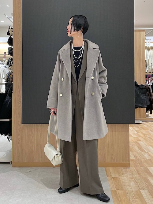 美品「M.I.D.A.」小紋柄ガーメントダイ ウールジャケット イタリア製　48 美品「M.I.D.A.」小紋柄ガーメントダイ ウールジャケット イタリア製