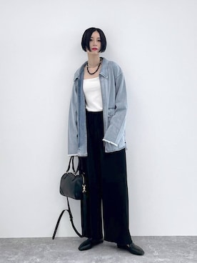 「アイテム（キャミソール）」を使った、るんるんさん（レディース・168cm・30代）の夏コーディネート