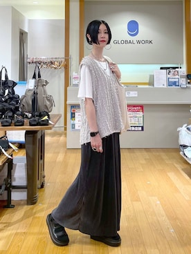 「アイテム（サンダル）」を使った、るんるんさん（レディース・168cm・30代）の夏コーディネート