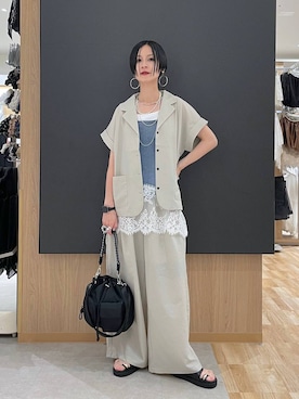 るんるんさん(レディース・168cm)の夏コーディネート
