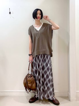 「アイテム（腕時計）」を使った、るんるんさん（レディース・168cm・30代）の夏コーディネート