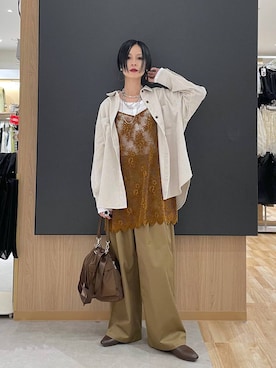 「ネックレス」｜るんるんさん（レディース・168cm）の秋コーディネート