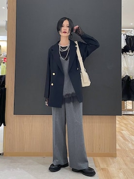「GLOBAL WORK（グローバルワーク）のアイテム（ジャケット/アウター）」を使った、るんるんさん（レディース・168cm）の秋コーディネート
