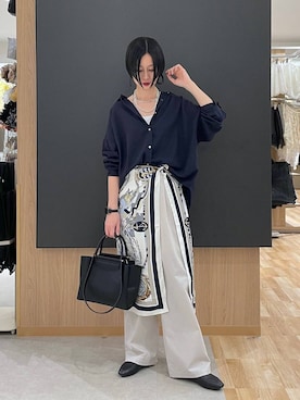 「GLOBAL WORK（グローバルワーク）のアイテム（財布/小物）」を使った、るんるんさん（レディース・168cm）の春コーディネート