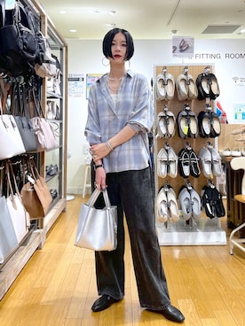 「アイテム（その他シューズ）」を使った、るんるんさん（レディース・168cm・30代）の秋コーディネート