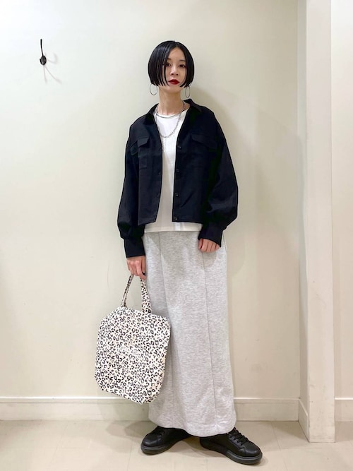 GLOBAL WORK お手入れラクラクセットアップ ショート丈 ジレ ブラック GLOBAL WORK｜お手入れらくらくSET UPWジャケット/145442