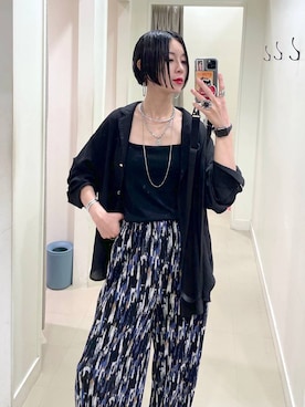 「アイテム（キャミソール）」を使った、るんるんさん（レディース・168cm・30代）の夏コーディネート