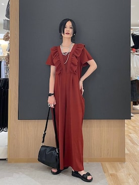 「GLOBAL WORK（グローバルワーク）のアイテム（アクセサリー）」を使った、るんるんさん（レディース・168cm）の夏コーディネート