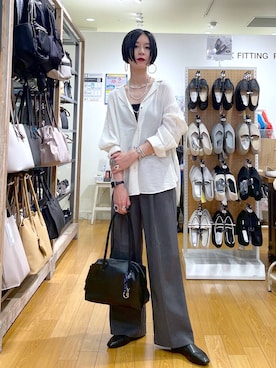 「アイテム（ブレスレット）」を使った、るんるんさん（レディース・168cm・30代）の秋コーディネート