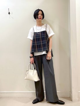 「アイテム（ブレスレット）」を使った、るんるんさん（レディース・168cm・30代）の夏コーディネート