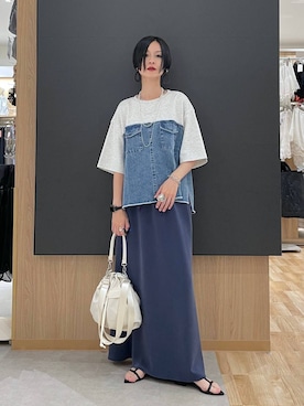 「GLOBAL WORK（グローバルワーク）のアイテム（アクセサリー）」を使った、るんるんさん（レディース・168cm）の夏コーディネート