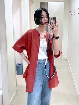 「アイテム（腕時計）」を使った、るんるんさん（レディース・168cm・30代）の夏コーディネート