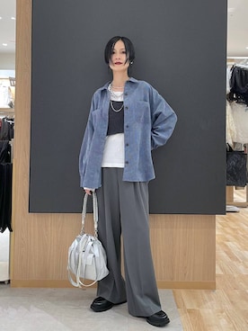 「GLOBAL WORK（グローバルワーク）のアイテム（アクセサリー）」を使った、るんるんさん（レディース・168cm）の秋コーディネート